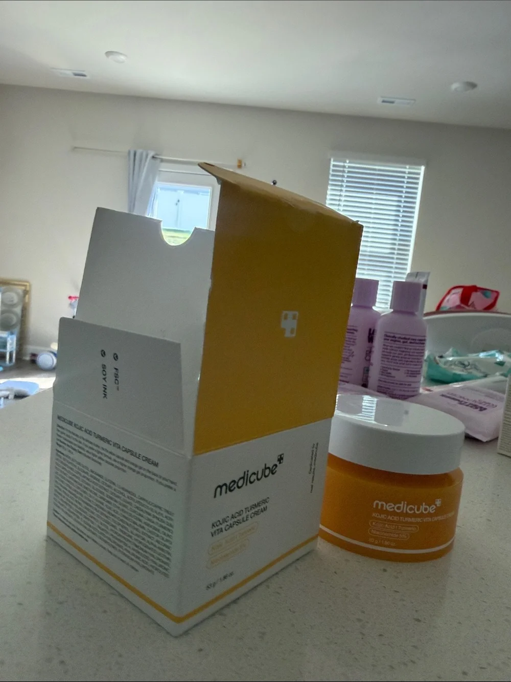 Medicube Kojic Acid Turmeric Vita Capsule Cream — Orange